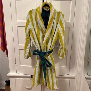Dusen Dusen Striped Robe with Belt